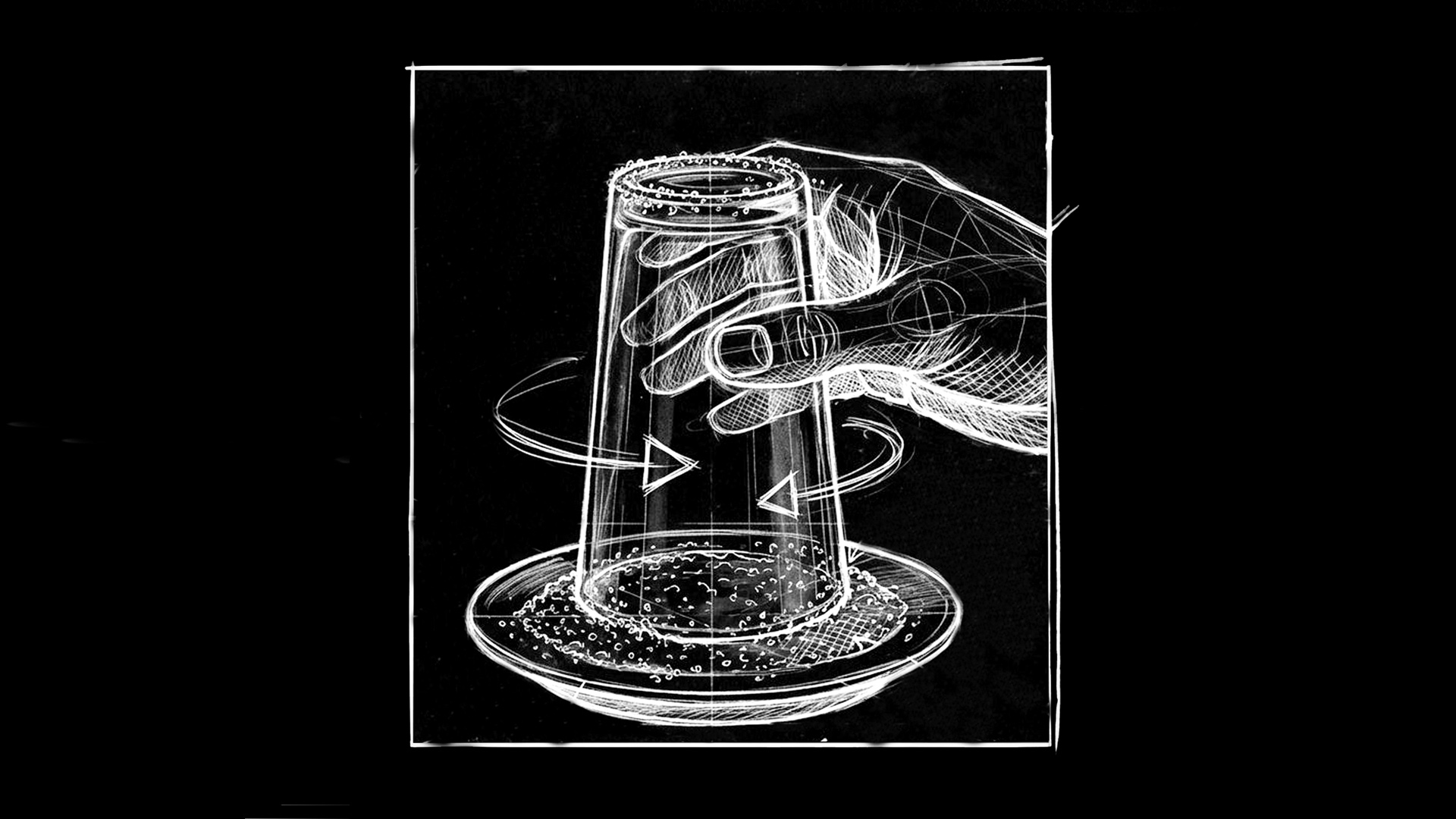 ESCARCHA EL VASO CON SAL DE CHILE